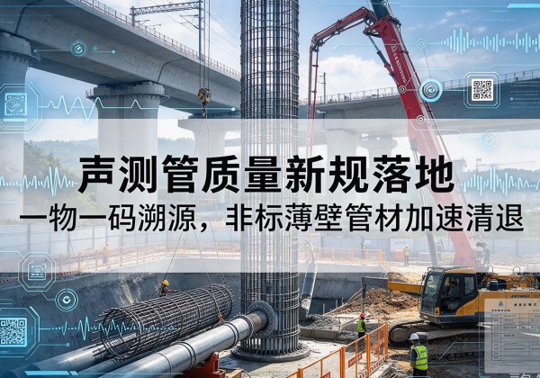 海拉尔声测管质量新规落地，一物一码溯源，非标薄壁管材加速清退